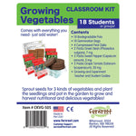Fernroot Growing Vegetables Classroom Kit, Multicolored, 42/Set (SRCCKBS505)