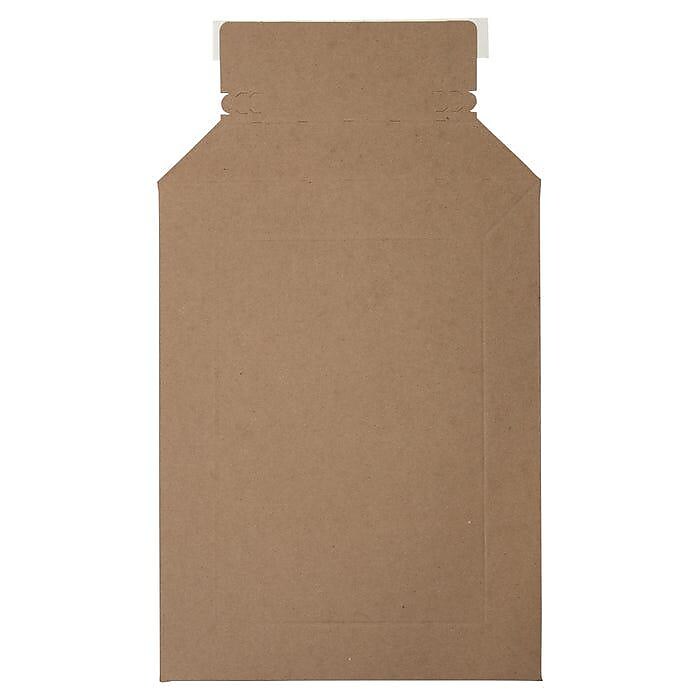LUX 9.75" x 12.75" Self-Sealing Fiberboard Mailer, Brown Kraft, 50/Box (CON-HDC2-50)