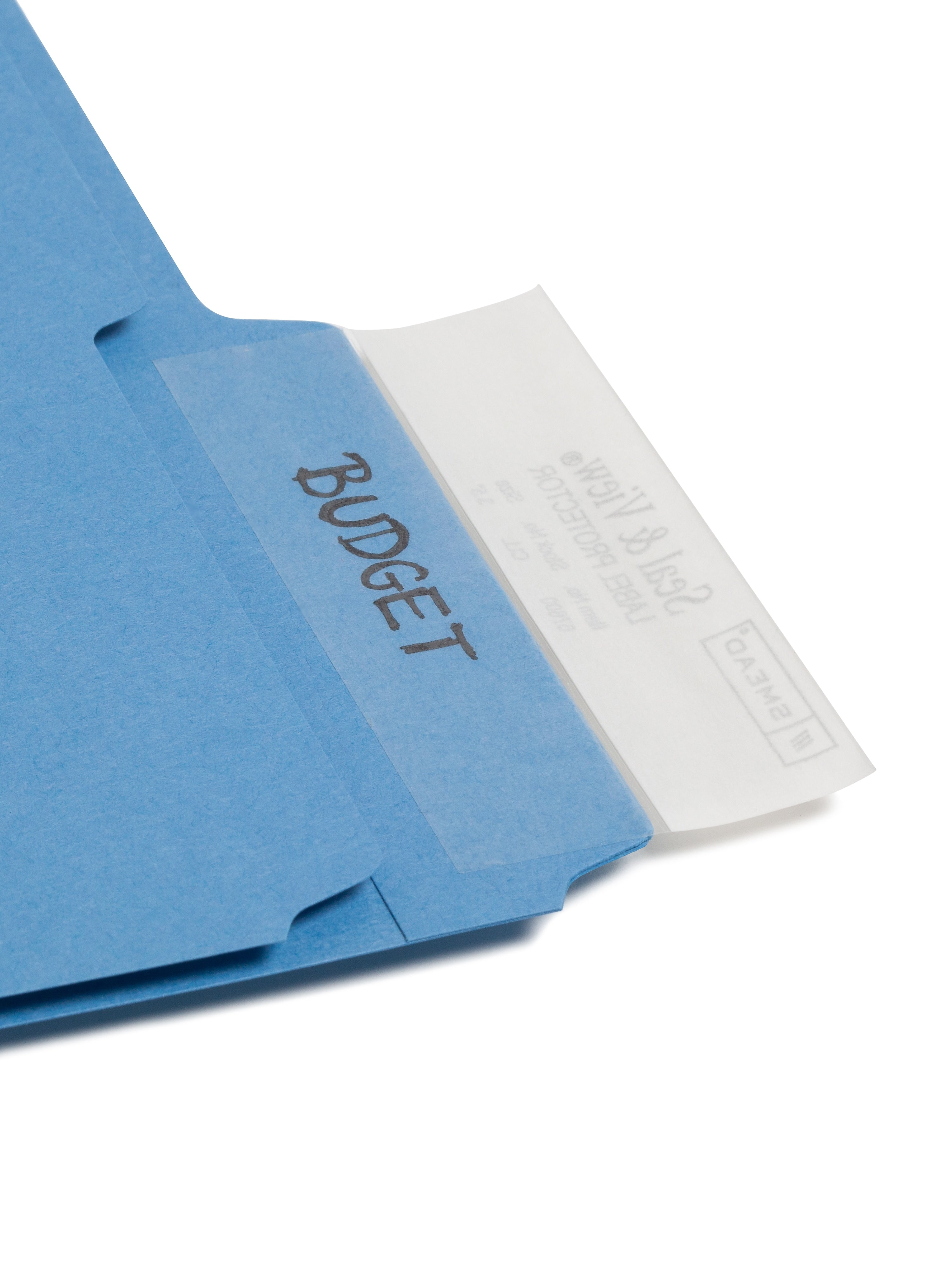 Smead Seal & View® Label Protectors, 3-1/2" x 1-11/16", Clear, 100/Pack (67600)