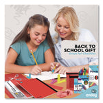 Enday Back to School Supplies Kit for Grades K-5, Red (1319)