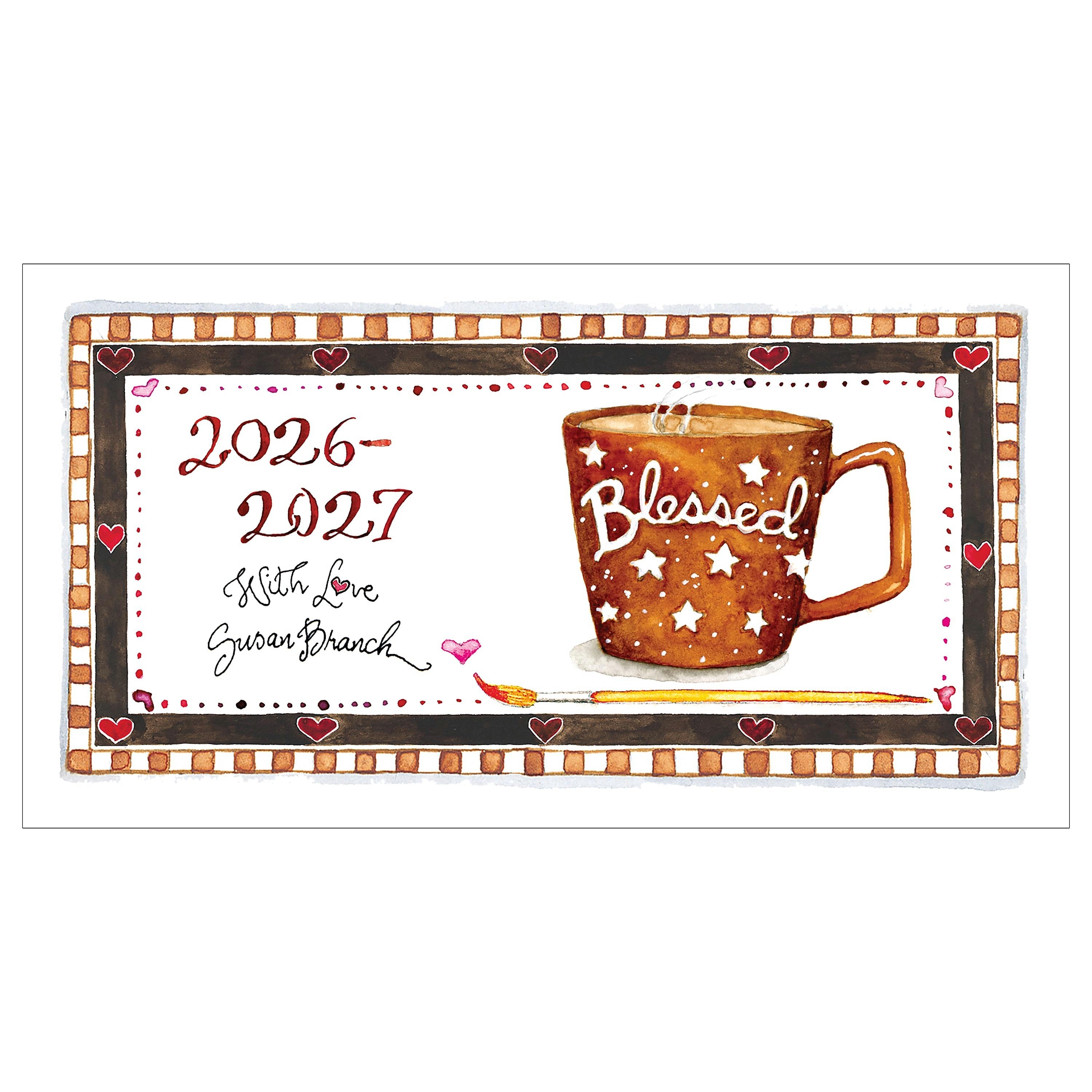 2026-2027 TF Publishing Susan Branch 3.5" x 6.5" Monthly, Paperboard Cover, Multicolored (26-7032)