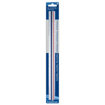 Staedtler Mars 12" Plastic Engineer Ruler, White (987 18-34BK)