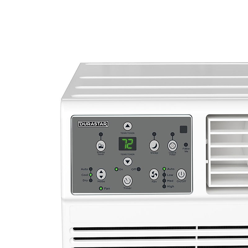 Durastar 230-Volt 12000 BTU 12000 (BTU DOE) Wall Air Conditioner with Remote, White (DRTAC122XNA1)