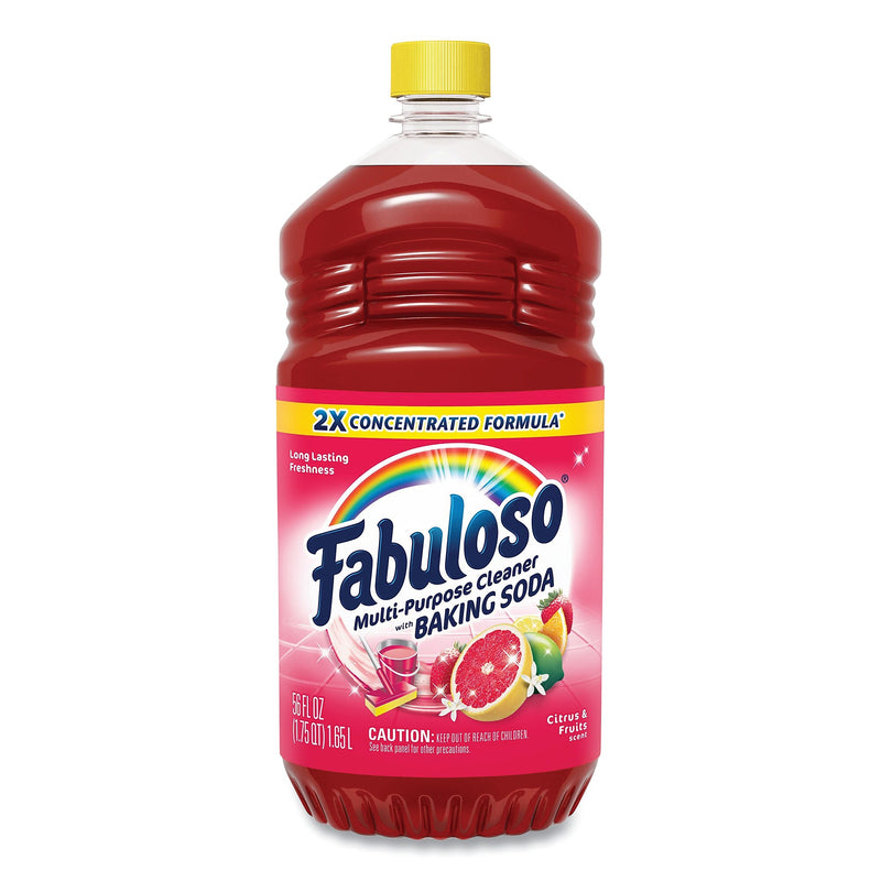 Fabuloso Multi-Use Cleaner, Citrus Scent, 56 oz Bottle, 6/Carton