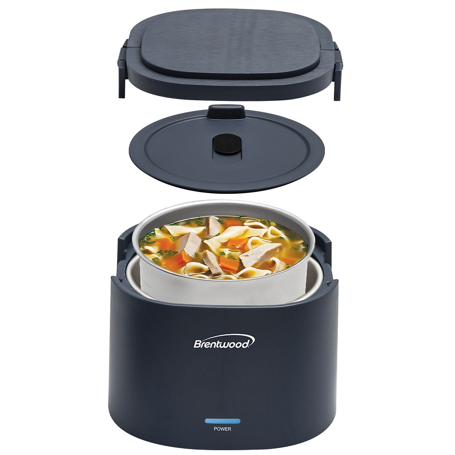 Brentwood ELB-600BL Portable Electric Food Warmer, 0.625 Qt.