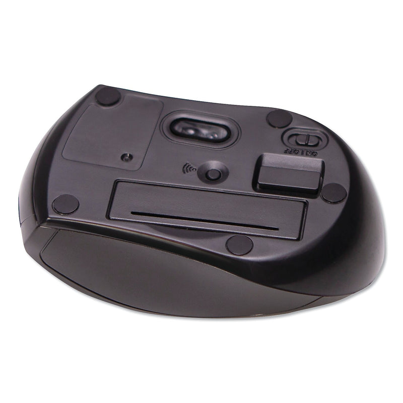 Innovera Compact Travel Wireless Ambidextrous Mouse, Black (IVR62210)
