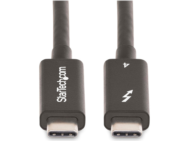 StarTech 6.6' Thunderbolt 4 Cable, Black (A40G2MB-TB4-CABLE)