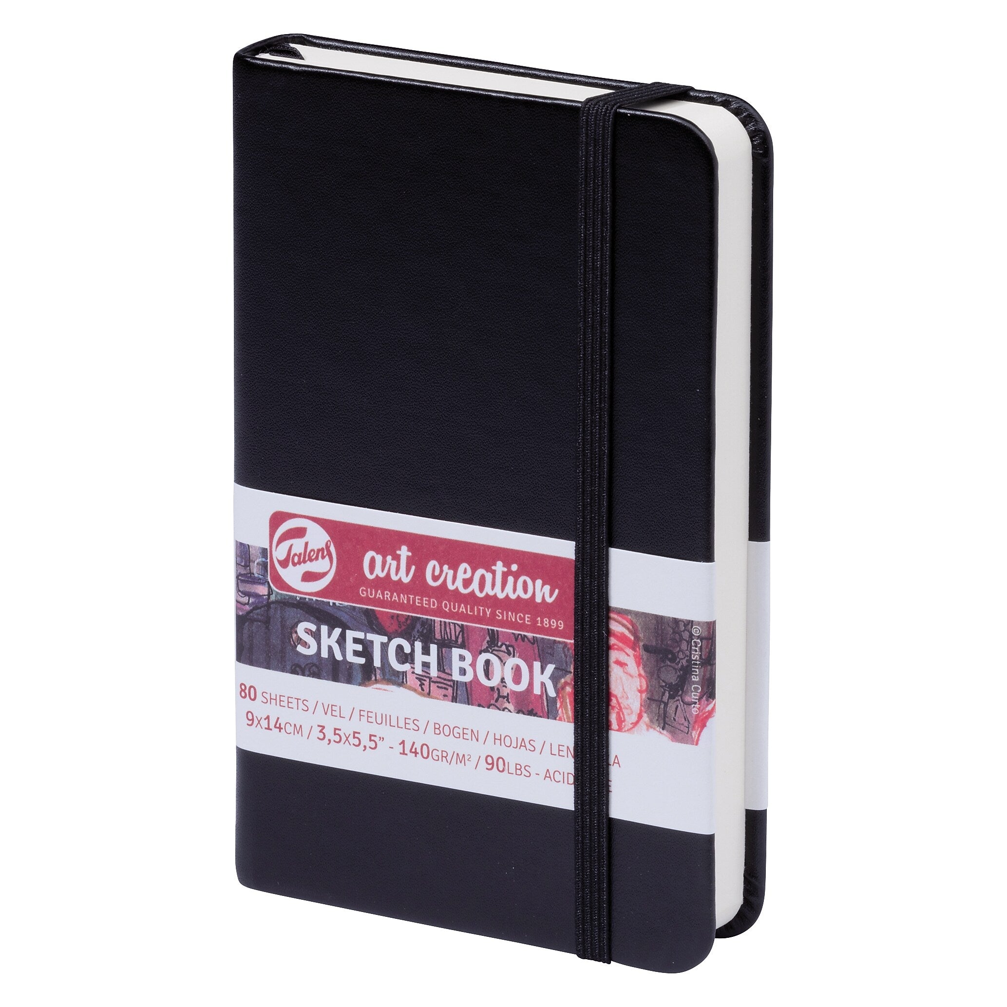 Talens Art Creation 3.5" x 5.5" Sketch Book, 80 Sheets/Book, 5/Bundle (TLN9314001M-5)