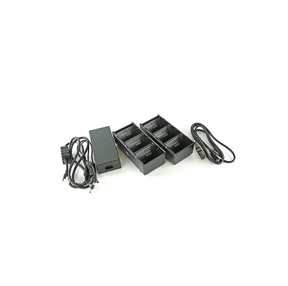Zebra ZQ Series Battery Charger, 2/Pack (SAC-MPP-6BCHUS1-01)