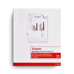 Staples Lightweight Sheet Protector, 8.5" x 11", Clear, 200/Box (10522-CC)