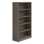 Alera Seville 65" 5-Shelf Bookcase with Adjustable Shelves, Walnut Melamine (AE1NNN-B36651 TOM)