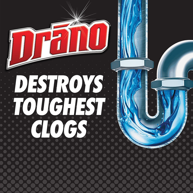 Drano Max Gel Clog Remover Drain Cleaner, 1 Gal. (696642EA)