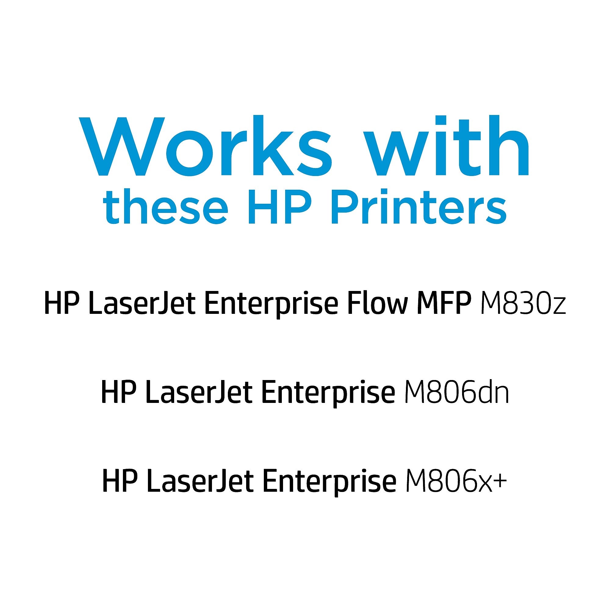 HP 25X Black High Yield Toner Cartridge Pages, Prints Up to 34,500 Pages (CF325X)