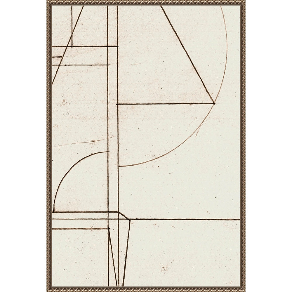 Amanti Art Minmod No2 by Dan Hobday Framed Canvas Wall Art Print, 23" x 33" (A42678302848)