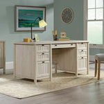 Sauder Costa 65"W Executive Desk, Chalked Chestnut (419954)