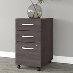Bush Business Furniture Studio A 3-Drawer Mobile Vertical File Cabinet, Letter/Legal Size, Lockable, Storm Gray (SDF216SGSU-Z)