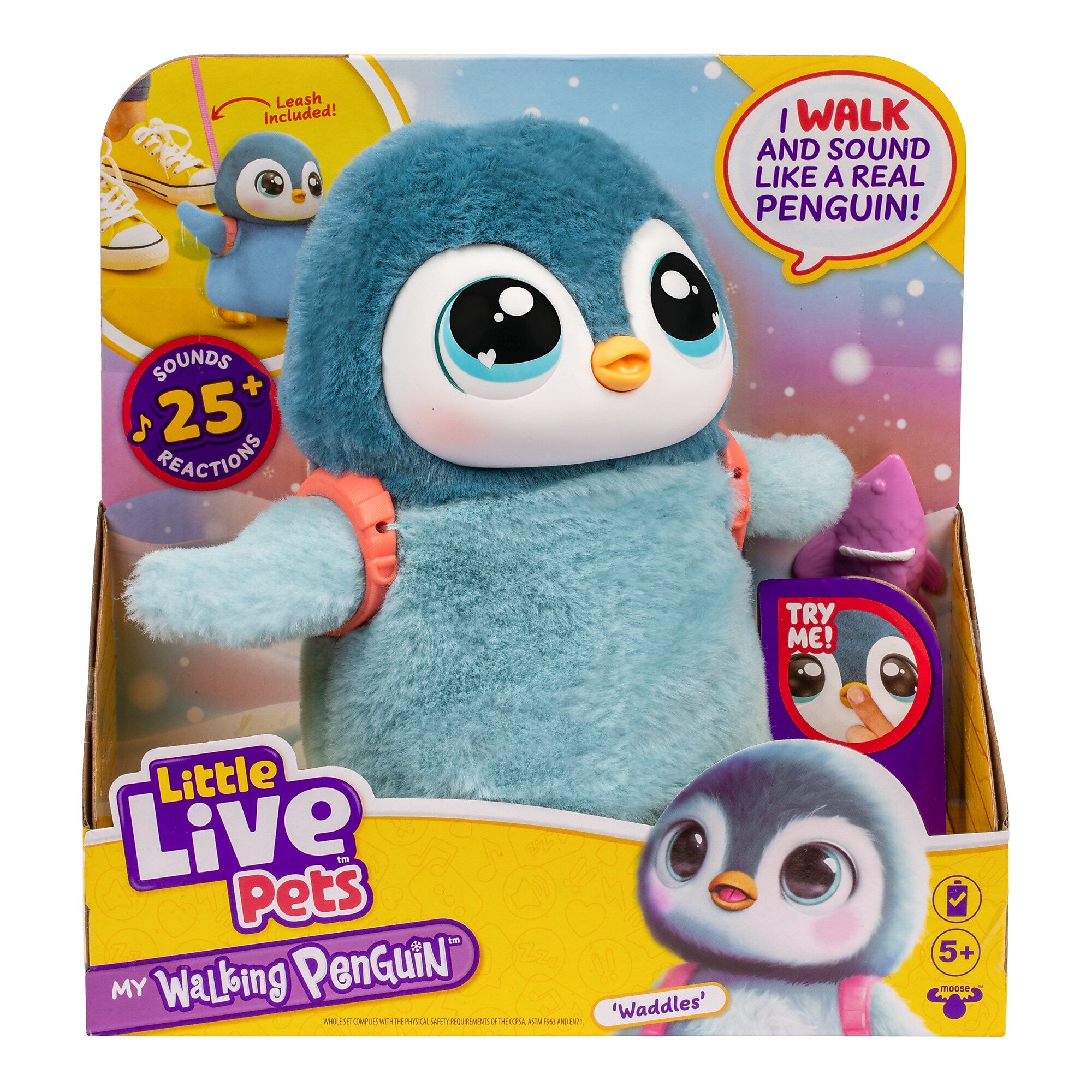 Little Live Pets My Walking Penguin Waddles Interactive Toy (26535-4)