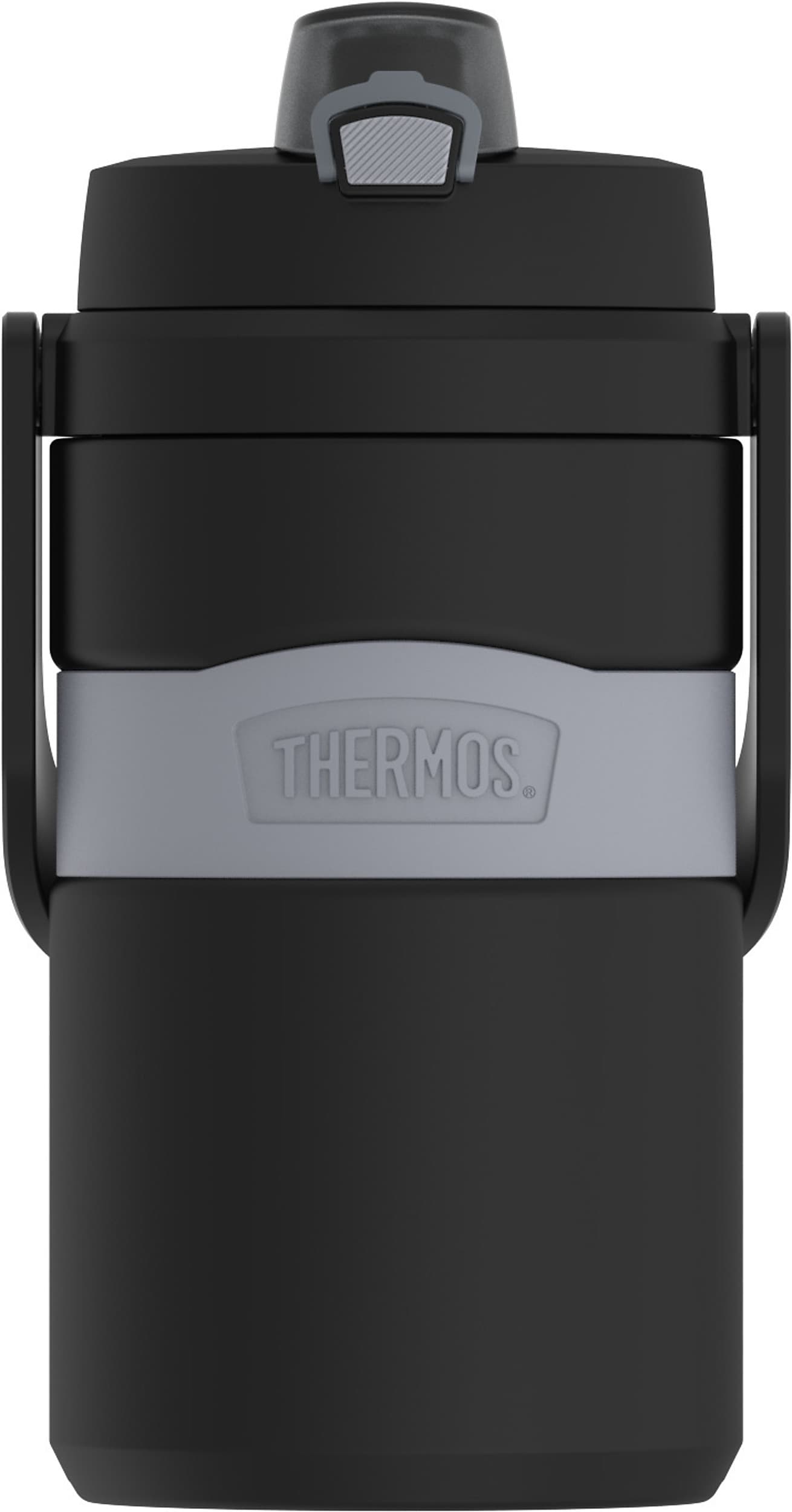 Thermos Plastic Double Wall Insulated Water Bottle, 64 oz., Black (EATP4891BK4)