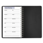 2026 AT-A-GLANCE DayMinder 5" x 8" Daily Appointment Book, Faux Leather Cover, Black (G100-00-26)