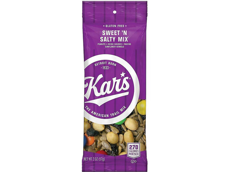 Kars Gluten-Free Nut Trail Mix Variety Pack, 46 oz., 24 Bags/Box (8362)