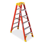 Werner 6' Fiberglass Twin Step Ladder, 300 lbs. Capacity (T6206)