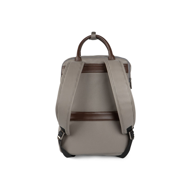 Bugatti Contrast Laptop Backpack, Medium, Grey (BKP2466BU-GREY)