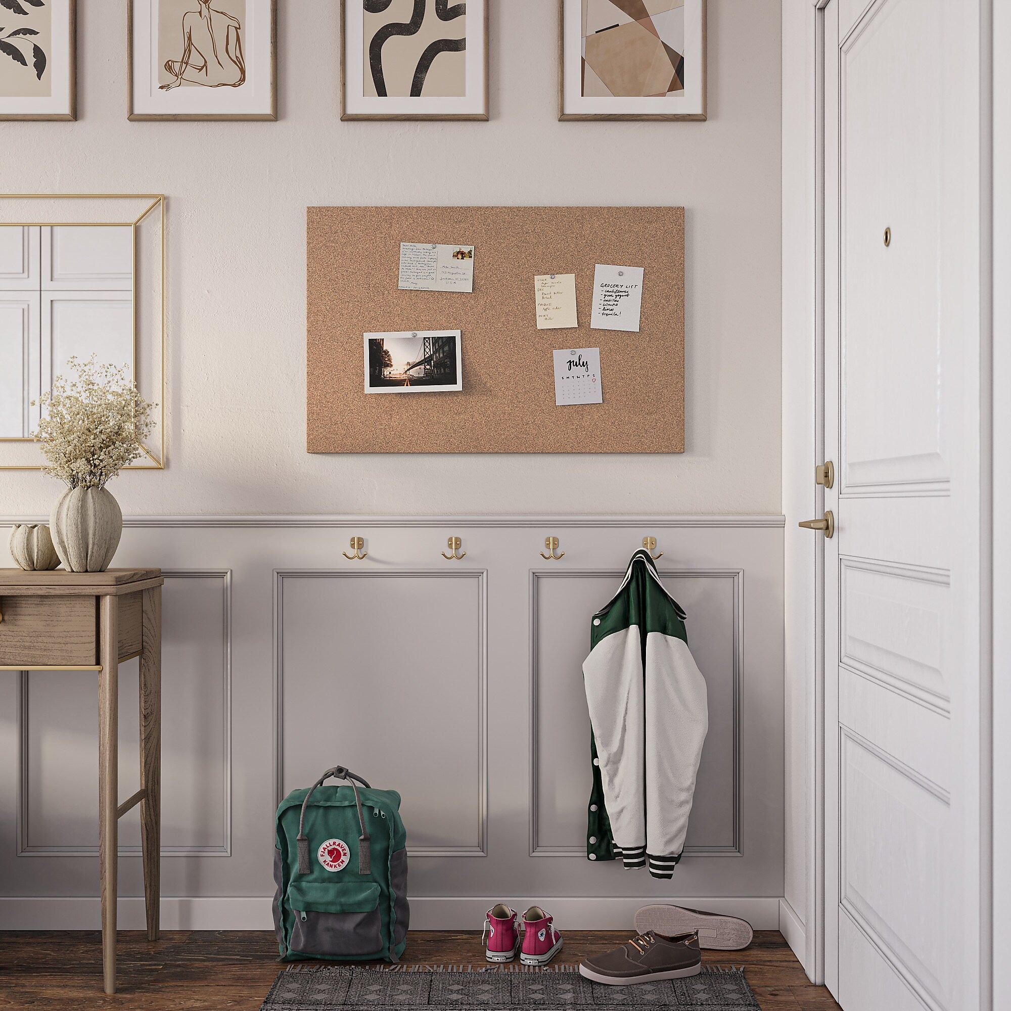 U Brands Cork Bulletin Board, Frameless,  3' x 2' (2875U00-01)