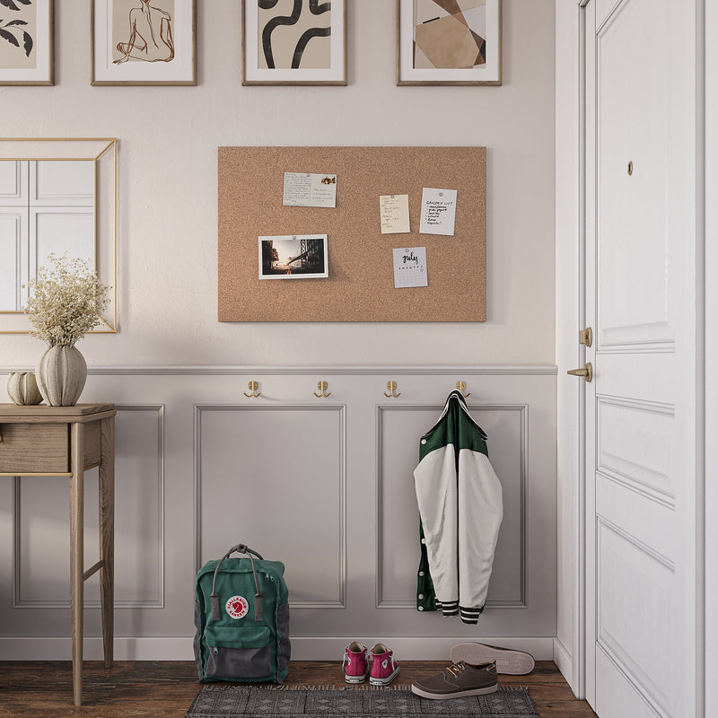 U Brands Cork Bulletin Board, Frameless,  3' x 2' (2875U00-01)