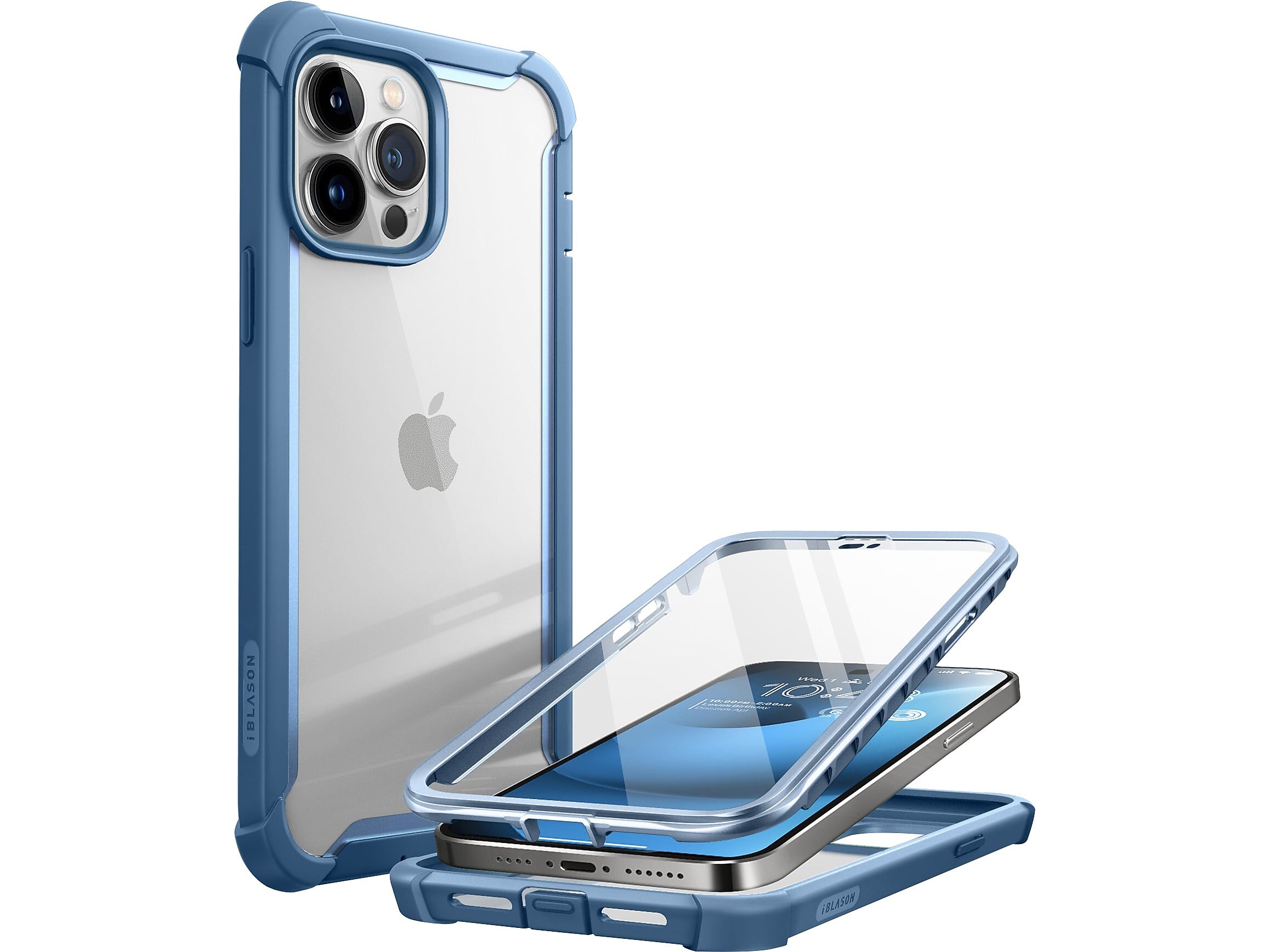 i-Blason Ares Blue Case for iPhone 14 Pro Max (iPhone2022Pro-6.7-Ares-SP-Azure)
