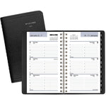 2026 AT-A-GLANCE DayMinder 3.5" x 6" Weekly Appointment Book Planner, Faux Leather Cover, Black (G250-00-26)