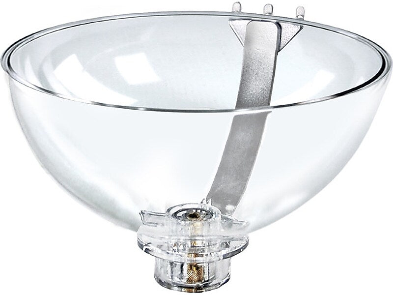 Azar 5" x 10" Pegboard Bowl Display, Clear/Silver, Each (729910)
