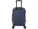 DUKAP Sense 20" Hardside Suitcase, 4-Wheeled Spinner, TSA Checkpoint Friendly, Blue (DKSEN00S-BLU)