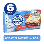 Pillsbury Toaster Strudel, Strawberry, 11.7 oz, 36/Pack (600-04142)