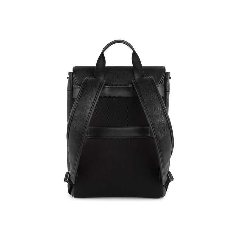 Bugatti Central Laptop Backpack, Medium, Black (BKP2434BU-BLK)