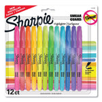 Sharpie Stick Highlighter, Chisel Tip, Assorted, Dozen  (SAN2157490)