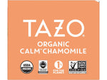 Tazo Calm Decaf Chamomile Herbal Tea, Tea Bag, 0.73 Oz., 16/Box (10794522003546)