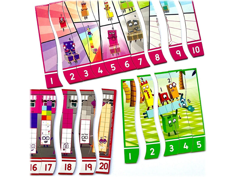hand2mind Numberblocks Sequencing Puzzle Set (95403)