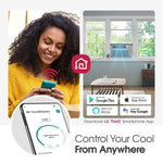 LG 230-Volt 18,000 BTU Window Smart Air Conditioner with Remote, WiFi Enabled, White (LW1821ERSM)