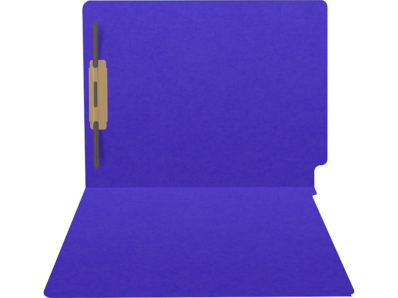Medical Arts Press Heavy Duty End Tab File Folder, Straight-Cut, Letter Size, Purple, 40/Box (S-09461-PUR)