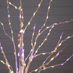 Nearly Natural 4-ft Pre-Lit Artificial White Birch Tree with 240 Color Changing LED Lights (T4920)