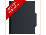 Medical Arts Press Pressboard Classification Folder, 2 Dividers, 2" Expansion, Letter Size, Black, 10/Box (DV-T42-26-3BLK)