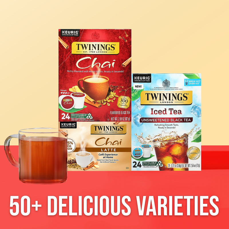 Twinings Chai Tea, Keurig® K-Cup® Pods, 24/Box (TNA09954)