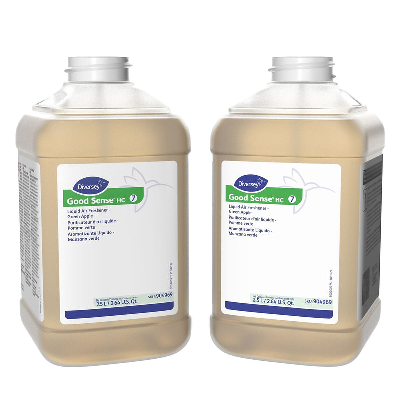 Good Sense HC Air Freshener for Diversey J-Fill, Green Apple, 2.5 L / 2.64 U.S. Qt., 2/Carton (904969)