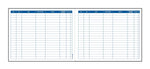 Adams Record Book, 8 Columns, 11" x 8.5", White, 50 Sheets/Book (S1185)