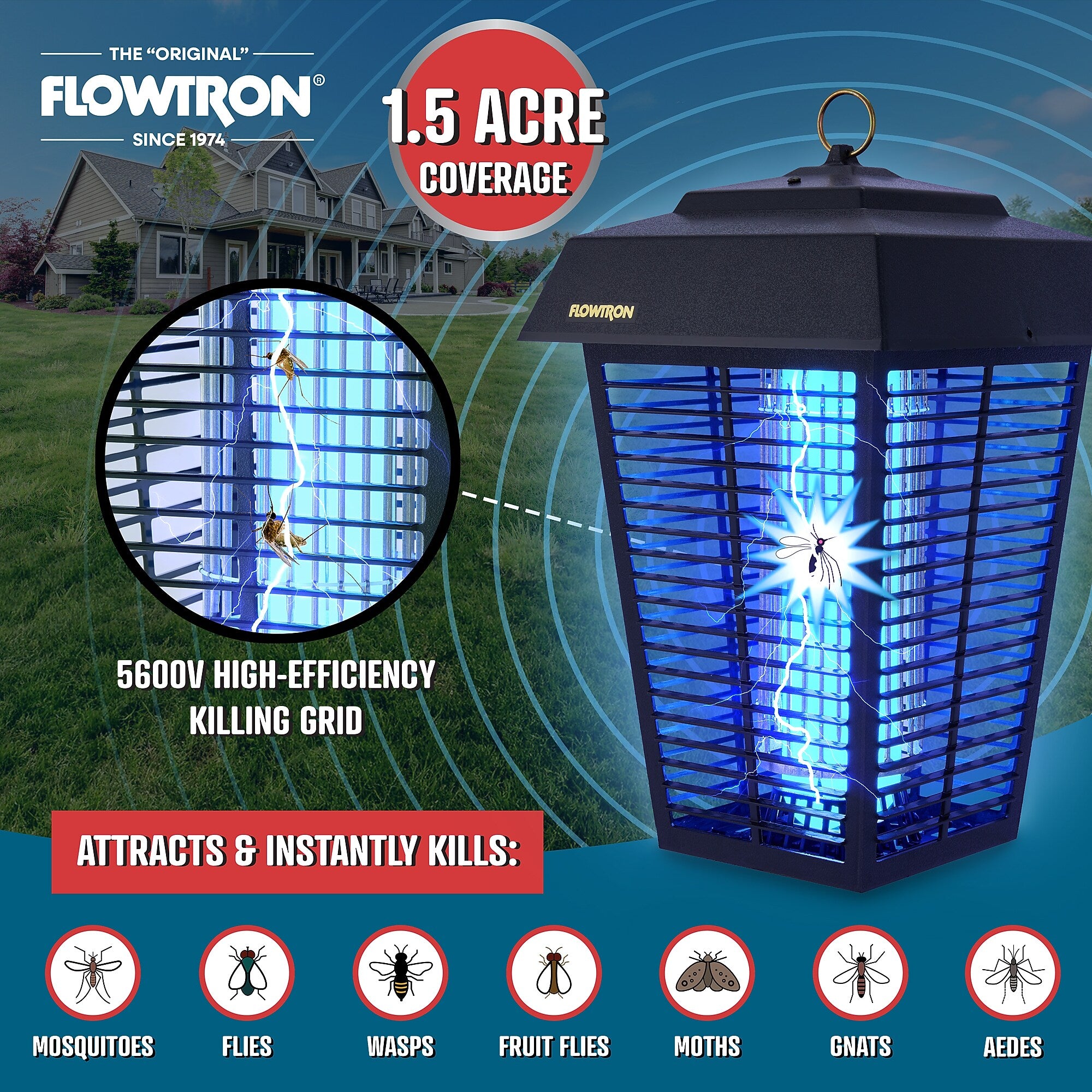 Flowtron Bug Zapper for Multiple Insects
