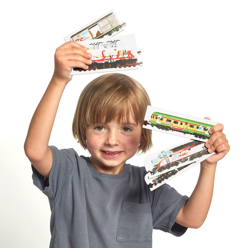 Banana Panda Mix and Match Trains 54-Piece Puzzle, 2/Set (BPN49349)