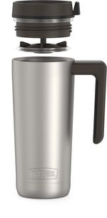 Thermos Alto Stainless Steel Vacuum Insulated Travel Mug, 18 oz., Matte Stainless (EATS1309MS4)