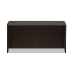 Alera Valencia Series Straight Front Desk Shell, 59 1/8w X 29 1/2d X 29 1/2h, Espresso