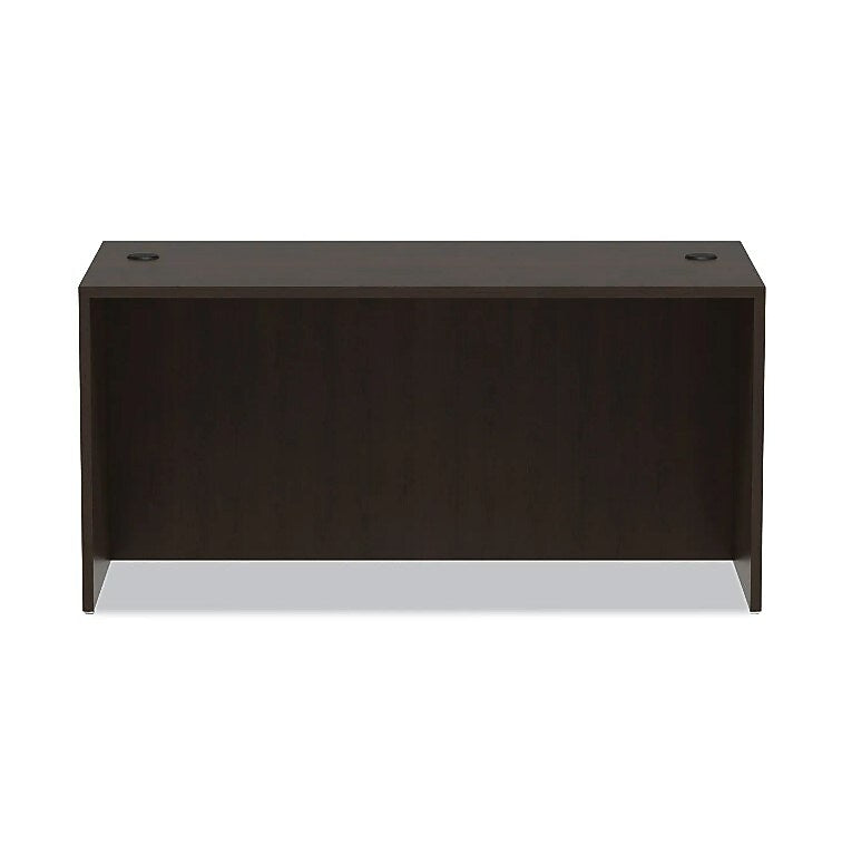 Alera Valencia Series Straight Front Desk Shell, 59 1/8w X 29 1/2d X 29 1/2h, Espresso