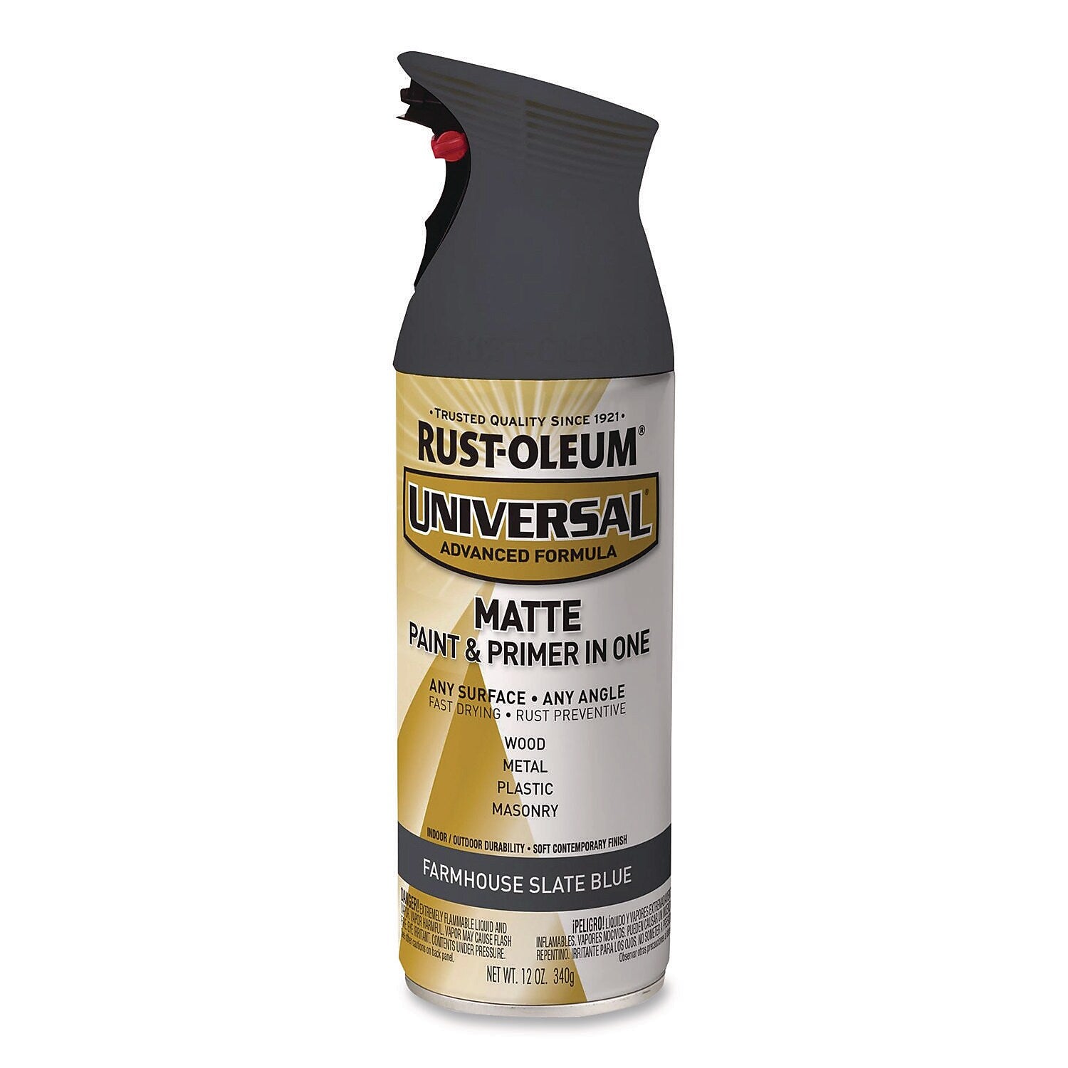 Rust-Oleum Universal Premium Spray Paint, Slate Blue, 12 oz., 6/Carton (376723)